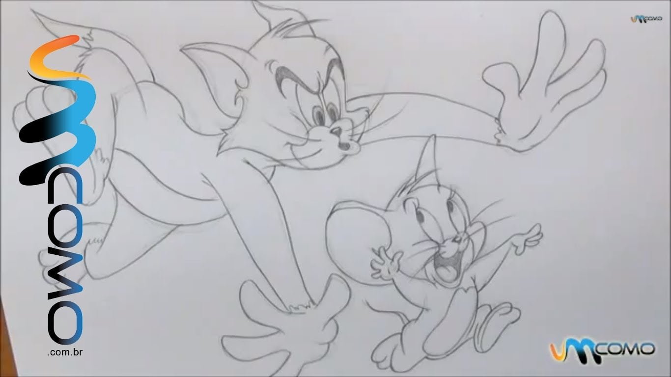 Como Desenhar O Tom E Jerry